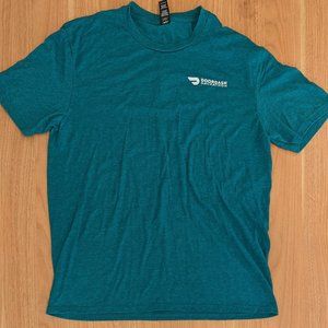 Teal Blue T-Shirt DoorDash Global 2022 Hackathon District Tee M